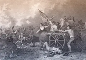 1778: Molly Pitcher at the Battle of Monmouth, 1778