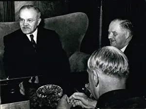 Scharf: Molotov, Soviet Foreign Minister, Raab, Scharf, Vienna