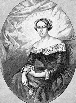 Berhard: Moltke, Mary, 5.4.1825 - 24.12.1868, German noblewoman