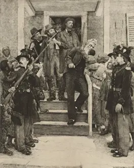 Hovenden: THE LAST MOMENTS OF JOHN BROWN, etching ?