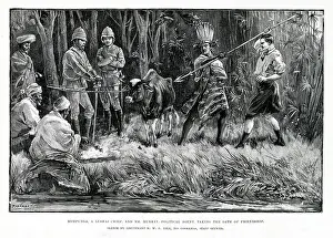 Feb20: Mompunga and Mr Murray take the oath of friendship