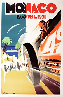 Motorsport: Monaco Grand Prix Poster - 1931