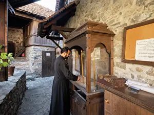 Marathasa: Monastery of Agios Ioannis Lampadistis, Cyprus