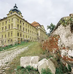 Monastery Louka in south Moravia