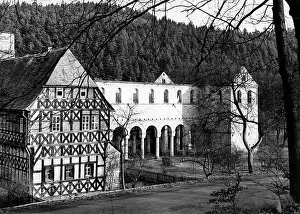 Thuringian: Monastery ruins in Paulinzella, 1938
