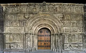 Corrosion: Monastery of Santa Maria de Ripoll. SPAIN. Ripoll