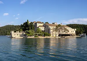Balkan: Monastery, St Mary's Island, Mljet, Dalmatia, Croatia