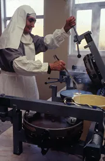 Wafer: Monastic life - nun baking wafers for Mass