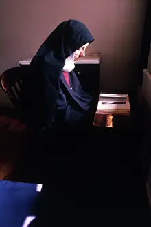 Colin Horsman: Monastic life - nun praying