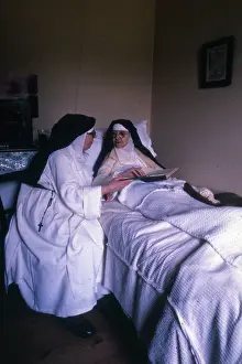 Colin Horsman: Monastic life - two nuns, one in bed