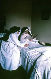 Colin Horsman: Monastic life - two nuns, one in bed