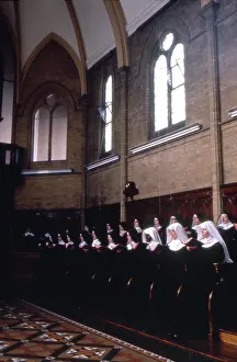 Colin Horsman: Monastic life - nuns taking part in daily service