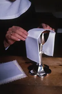 Colin Horsman: Monastic life - preparing the chalice for celebration of Mas