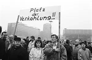 Plakat: Monday demonstrations in Leipzig - historical
