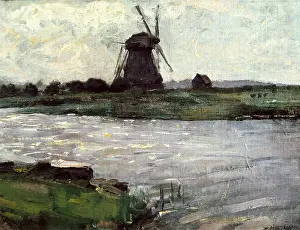 Postimpressionists: MONDRIAN, Piet. Windmill