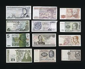 Philately: Money belonging to differebt countries of the