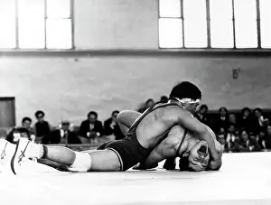 Wrestlers: Mongolian wrestlers