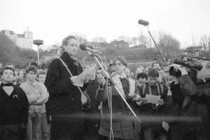 Monika: Monika Pajerova - students - demonstration
