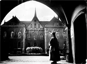 Thoughtfully: MONK UNDER ARCHWAY