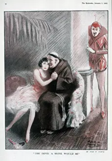 Purvis: Monk, devil and woman, by Fred W Purvis