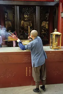 Incense: Monk and incense, Temple of the Six Banyan Trees