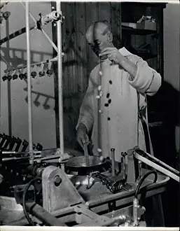 Michaels: Monk making silk, St Michael's Abbey, Farnborough, Hants