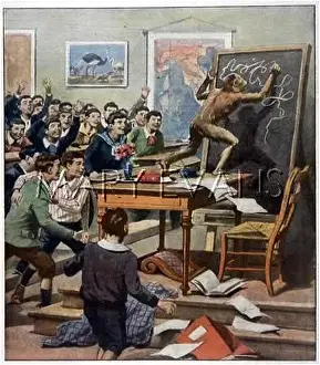 Colonne: MONKEY IN CLASSROOM
