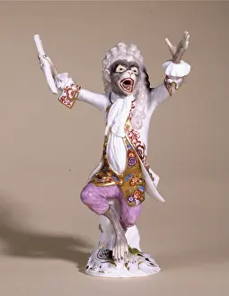 Conduct: Monkey conducting an orchestra