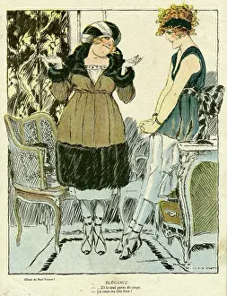 Matronly: Monkey Fur Trim 1919