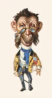 Caricatured: Monkey in Suit