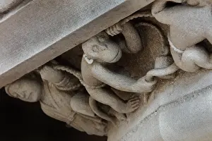 Feasts: Monkeys, monumental fireplace, Palais Jacques