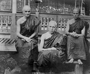 Dutchman: Monks of a Buddhist monastery in Switzerland, 1910