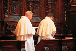 Premonstratensian: Monks while their canonical hours