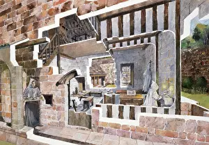 Lapper: Monk's cell, Mount Grace Priory