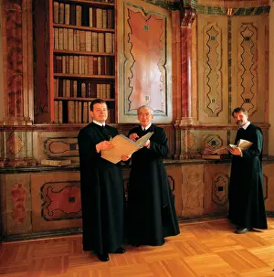 Remigius: Monks during studies in the manuscript room