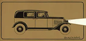 Headlights: Monochrome Car