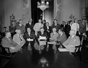 Economists: Monopoly Committee opens, July 1, 1938. They were