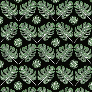 Cheese: Monstera deliciosa leaf pattern