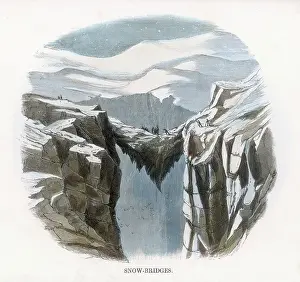Climbers: MONT BLANC SNOW BRIDGE