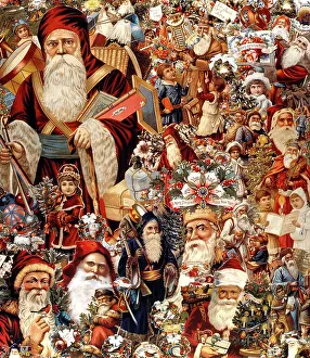 Montage: Montage of Christmas scenes