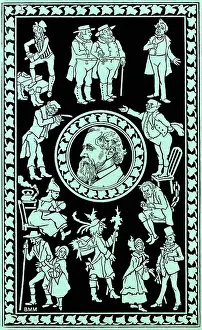 Authors: A montage of Dickensian characters