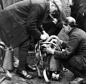 Montague: Montague Colliery rescue workers