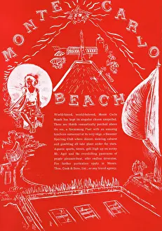 D Azur: Monte Carlo Beach advertisement