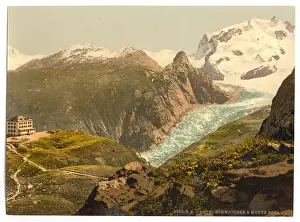 Valais: Monte Rosa and Hotel Schwarzsee, Valais, Alps of, Switzerlan