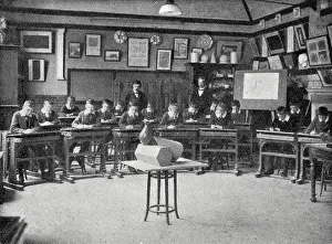 Boards: Montem Street Higher Elementary School, London - Drawing