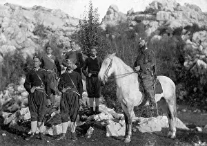 Montenegro: Montenegrin soldiers, 1899