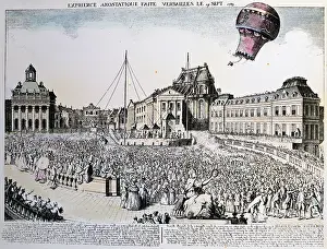 Montgolfiere: Montgolfiere balloon flight