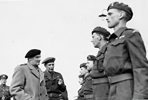 Innes: Montgomery inspecting cadets, Yorkshire