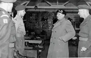 Innes: Montgomery inspecting cadets, Yorkshire