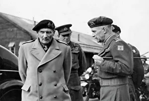 Berets: Montgomery, Richards and two other officers